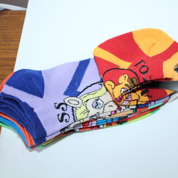 Bioworld The Muppets Size 5-10 Pack of 6 Pair Socks - Picture 5 of 6